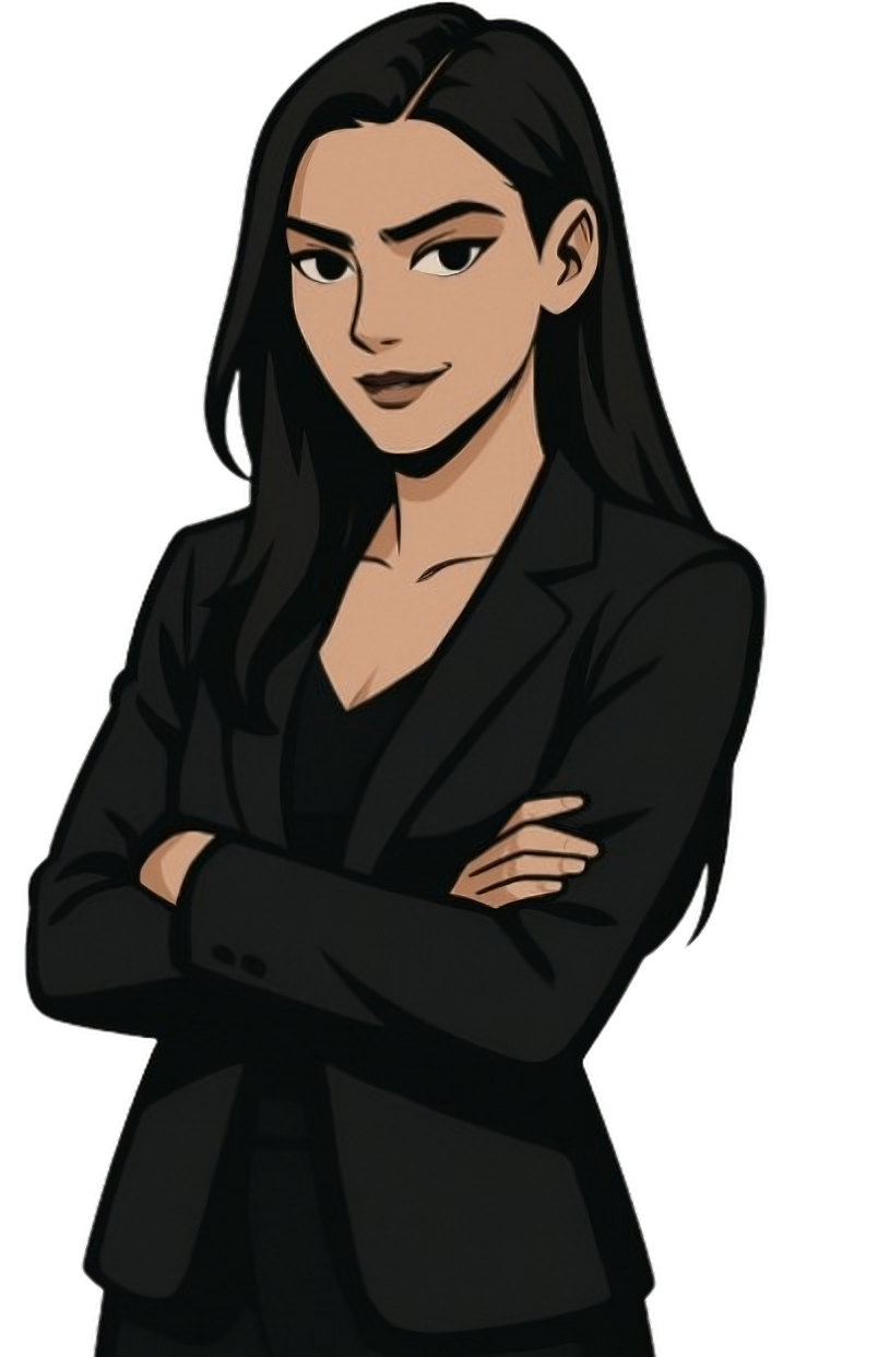 Mauve AI Assistant Character - Professional Productivity Tool